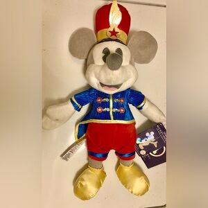 Walt Disney World 50th Anniversary Mickey Mouse Bandleader Outfit Plush Toy NWT
